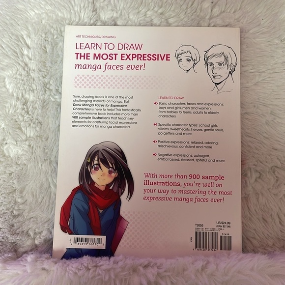 Book by Aya Hosio ( Draw manga Faces for Expressive Characters ) learn to draw - Picture 3 of 4